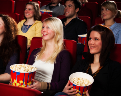 Jüngere Zuschauer bei den Cineplex (Foto: ©iStockphoto.com/Color and CopySpace™)